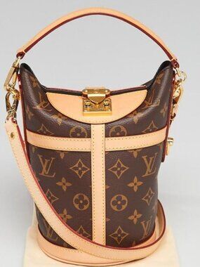 LOUIS VUITTON Monogram Canvas Duffle Bucket Bag